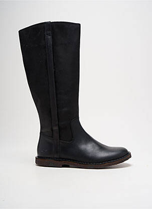 Cizme țesătură satinată toc plat până la 3 cm negru KICKERS femeie