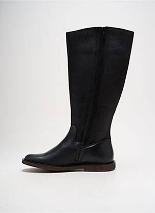 Cizme țesătură satinată toc plat până la 3 cm negru KICKERS femeie