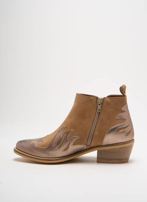 Botine/Ghete bej MINKA DESIGN femeie