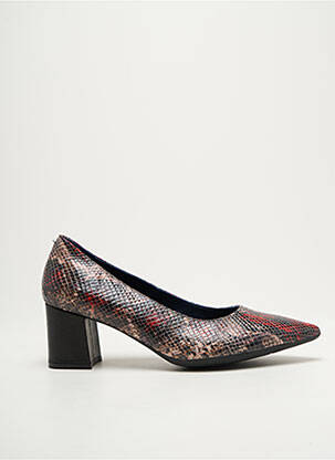 Pantofi cu toc roșu DORKING femeie