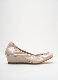 Pantofi cu toc material neted toc de 4 la 6 cm bej SABRINAS femme