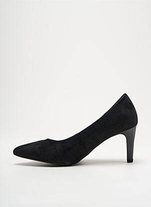 Pantofi cu toc nubuc toc de 4 la 6 cm negru GABOR femeie