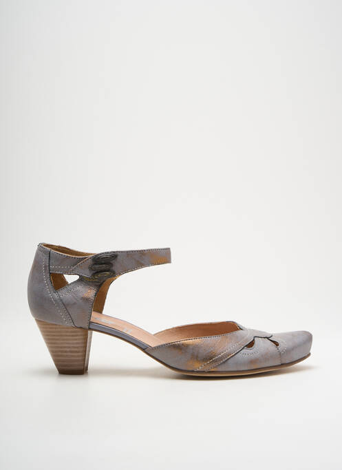 Pantofi cu toc gri SWEET femeie