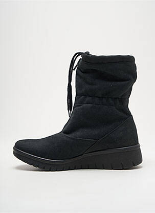 Botine/ghete vârf rotund toc de 4 la 6 cm negru ROMIKA femeie