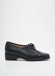 Încălțăminte de confort țesătură satinată toc de 4 la 6 cm negru MARCO femme