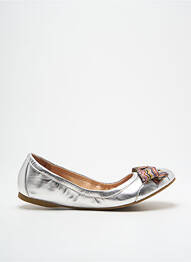 Balerine material neted toc plat până la 3 cm argintiu PAUL SMITH femme