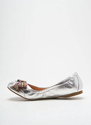 Balerine material neted toc plat până la 3 cm argintiu PAUL SMITH femeie