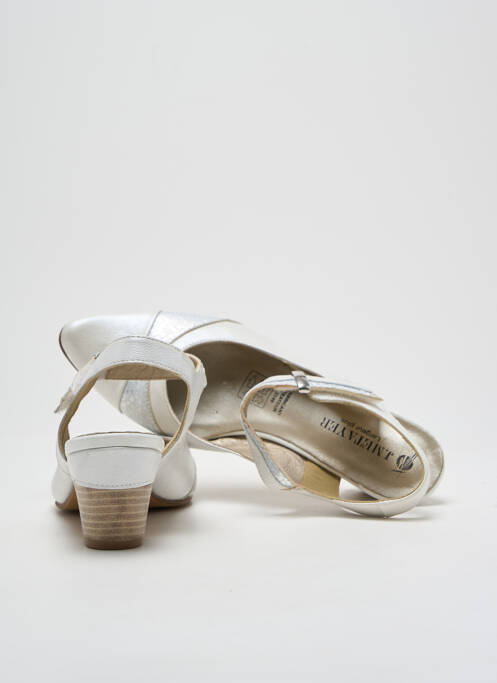 Sandale/Pantofi decupați argintiu J.METAYER femeie