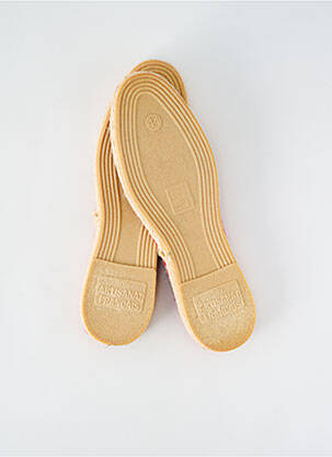 Espadrile vârf rotund vârf rotund roșu ARTISANAT FRANCAIS homme
