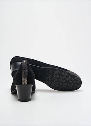 Pantofi cu toc nubuc toc de 4 la 6 cm negru JMG HOUCKE femeie