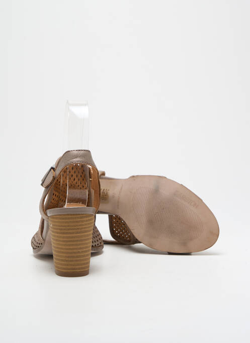 Sandale/Pantofi decupați maro KARSTON femeie