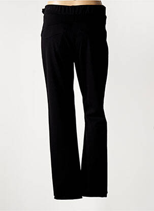 Pantalon slim talie elastică mărime normală negru BEATE HEYMANN femeie