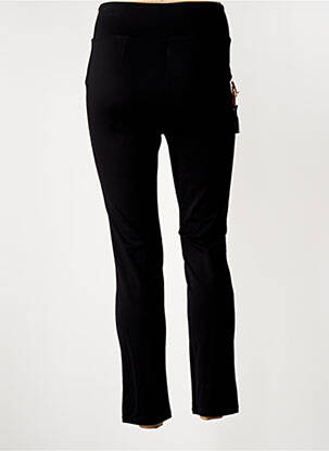 Pantalon 7/8 talie înaltă talie înaltă negru YSABEL MORA femeie