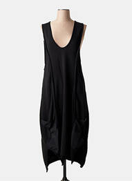 Rochie lungă fără mâneci fără mâneci negru URBAN BY ALEMBIKA femme