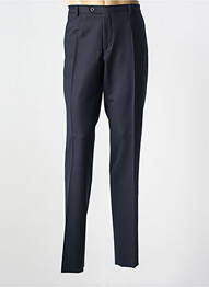Pantalon chino închidere cu fermoar sub clapetă cu cârlig talie înaltă albastru NINO LORETTI homme