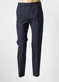 Pantalon chino închidere cu fermoar sub clapetă cu cârlig talie înaltă albastru STRELLSON homme