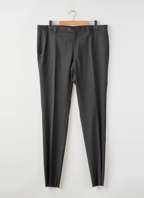 Pantalon chino țesătură melanj talie înaltă gri NINO LORETTI homme