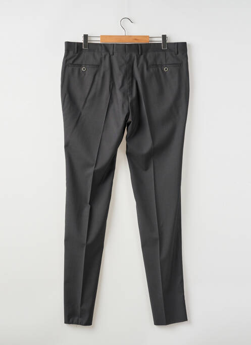 Pantalon chino țesătură melanj talie înaltă gri NINO LORETTI homme