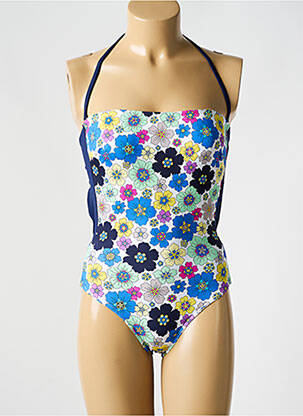 Costum de baie dintr-o singură piesă albastru BIKINI BAR femeie