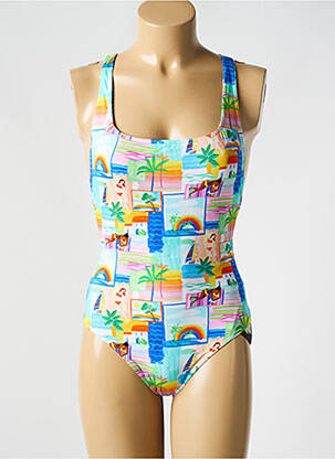 Costum de baie dintr-o singură piesă top sutien tip racerback top sutien tip racerback albastru BIKINI BAR femeie