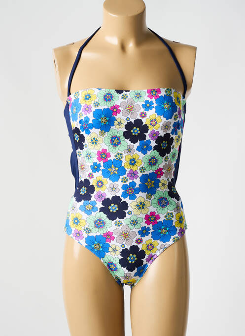 Costum de baie dintr-o singură piesă albastru BIKINI BAR femeie