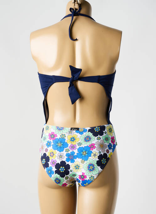 Costum de baie dintr-o singură piesă albastru BIKINI BAR femeie