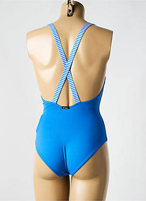 Costum de baie dintr-o singură piesă top sutien tip racerback top sutien tip racerback albastru BIKINI BAR femeie