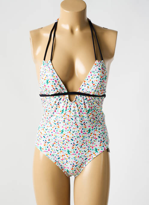 Costum de baie dintr-o singură piesă alb BIKINI BAR femeie