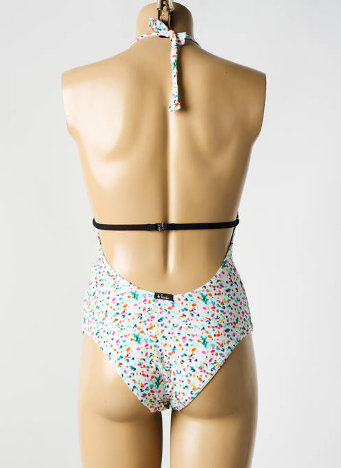 Costum de baie dintr-o singură piesă alb BIKINI BAR femeie