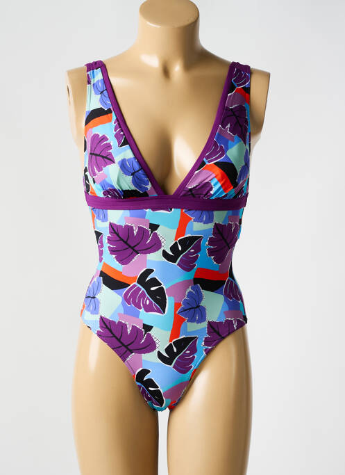 Costum de baie dintr-o singură piesă violet BIKINI BAR femeie
