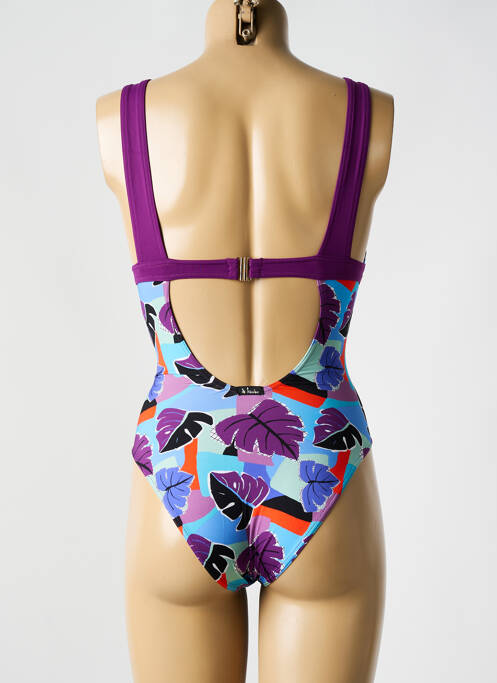 Costum de baie dintr-o singură piesă violet BIKINI BAR femeie