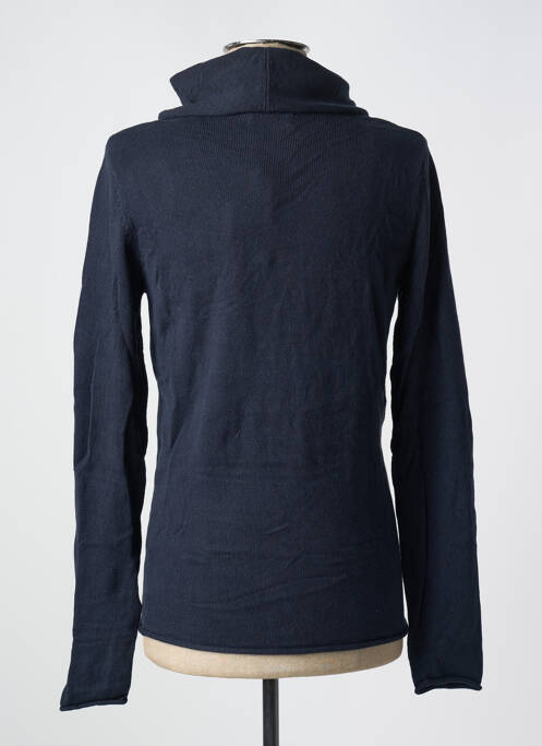 Pulover cu guler înalt albastru JACK & JONES bărbat