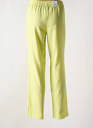 Pantalon drept talie elastică galben JJXX femeie