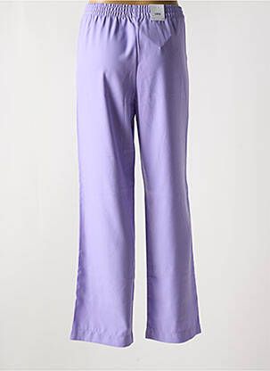 Pantalon drept talie elastică violet JJXX femeie