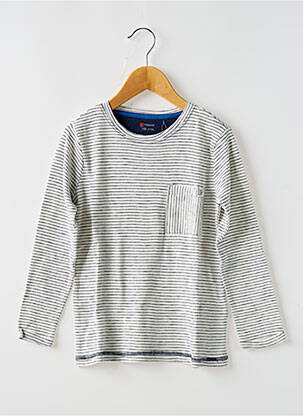 Tricou alb NOPPIES băiat