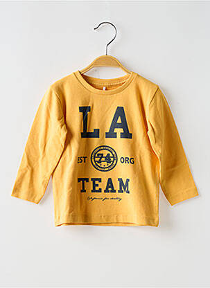 Tricou mâneci lungi mâneci lungi galben NAME IT băiat