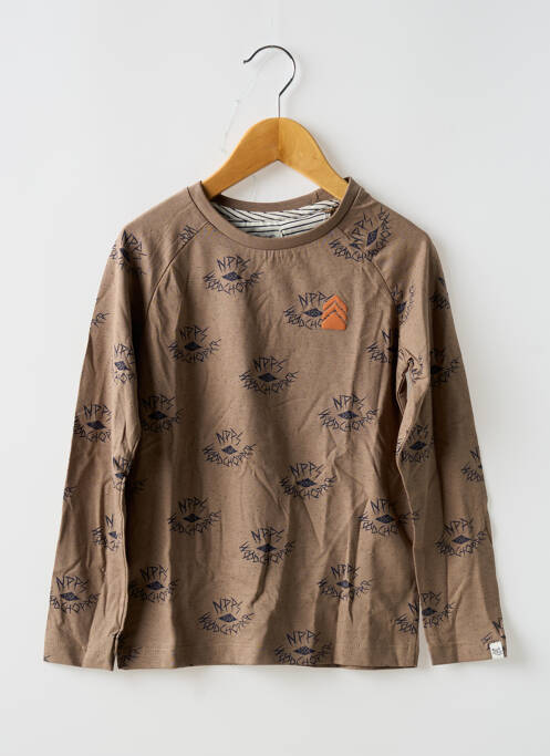 Tricou bej NOPPIES băiat