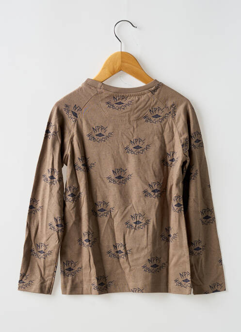 Tricou bej NOPPIES băiat