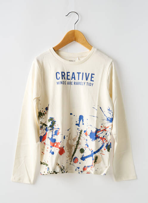 Tricou bej NAME IT băiat