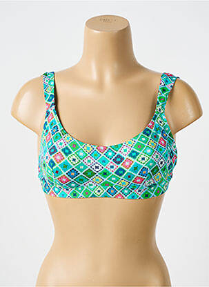 Sutien de costum de baie elasticitate sutiene albastru BIKINI BAR femeie