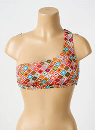 Sutien de costum de baie elasticitate top sutien tip racerback portocaliu BIKINI BAR femeie
