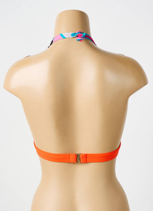 Sutien de costum de baie elasticitate top sutien push-up portocaliu BIKINI BAR femme