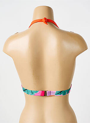 Sutien de costum de baie elasticitate top sutien push-up portocalie BIKINI BAR femeie