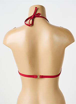 Sutien de costum de baie elasticitate top triunghiuri portocaliu BIKINI BAR femeie