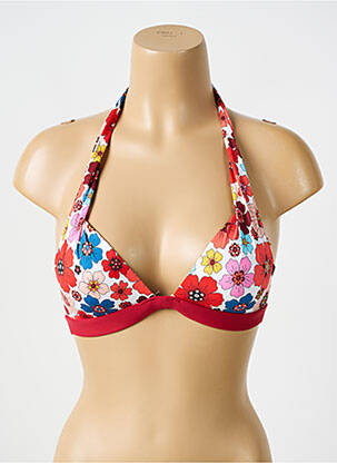 Sutien de costum de baie elasticitate top sutien push-up portocalie BIKINI BAR femeie
