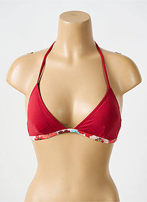 Sutien de costum de baie elasticitate sutien cu susținere înaltă și burete detașabil portocaliu BIKINI BAR femme