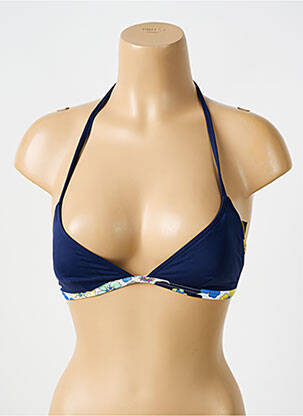Sutien de costum de baie elasticitate sutien cu susținere înaltă și burete detașabil albastru BIKINI BAR femeie