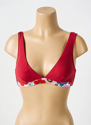Sutien de costum de baie roșu BIKINI BAR femeie