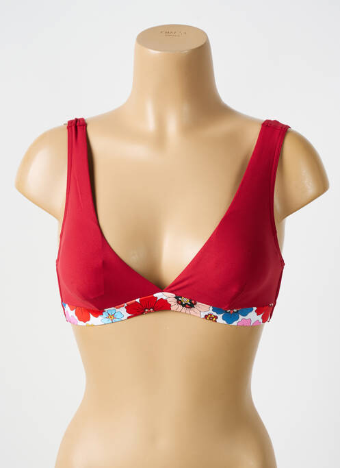 Sutien de costum de baie roșu BIKINI BAR femeie