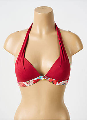Sutien de costum de baie elasticitate top sutien push-up portocalie BIKINI BAR femeie